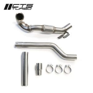 CTS Turbo MQB AWD Catless Exhaust Downpipe CTS-EXH-DP-0015