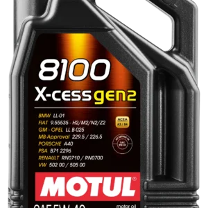 Motul 109776 8100 X-CESS GEN2 5W-40 5L