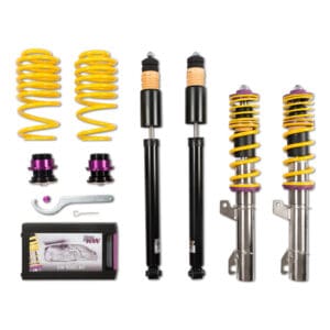 KW Coilover Kit V1 Audi TT (TTC TTR) Coupe + Roadster; FWD; all engines 10210005