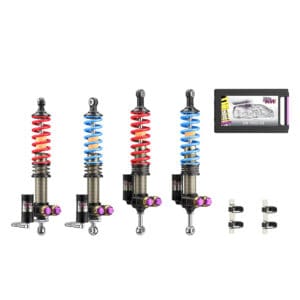 KW 04-05 Porsche Carrera GT Special Edition V5 Coilover Kit W/ Red & Blue Springs 3097100A