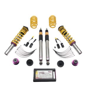 KW Coilover Kit V3 2017+ Audi A4 (B9) Sedan 2wd w/ Electronic Dampers 352100AW