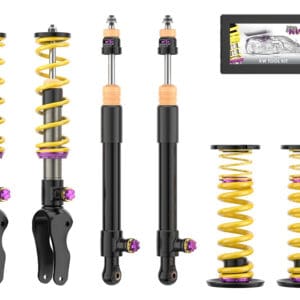 KW Coilover Kit V4 2021+ Porsche Taycan (Y1A) Sedan 2WD (Without Air Suspension) 3A771095