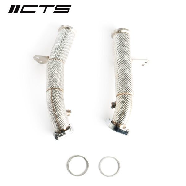 Cts Turbo Race Downpipe Set For Mercedes Benz C43 C400 C450 E43 E400 E450 With M276 Engine